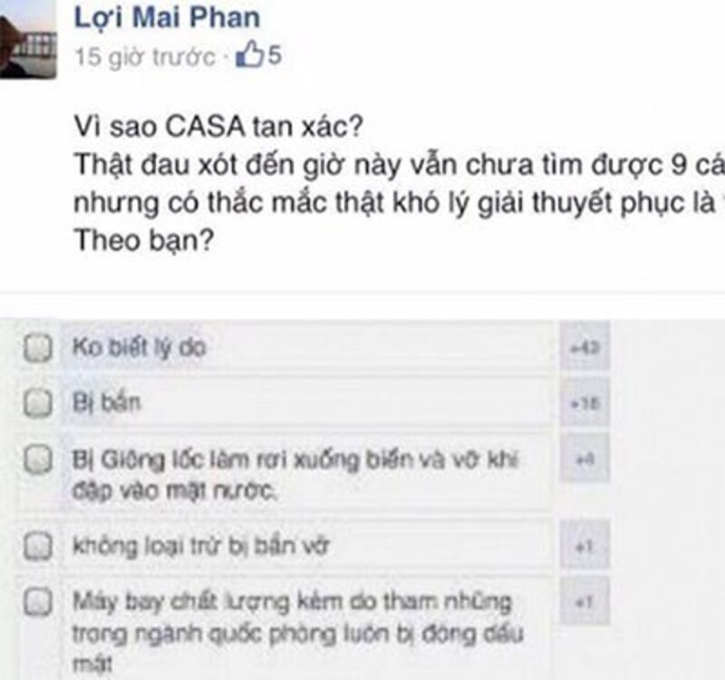 Hình chụp cuộc khảo sát ‘Vì sao máy bay CASA 212 tan xác' của nhà báo Mai Phan Lợi.