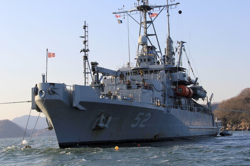 A file photo of the rescue and salvage ship USNS Salvor, which is based in Hawaii. Credit: U.S. Navy Military Sealift Command.