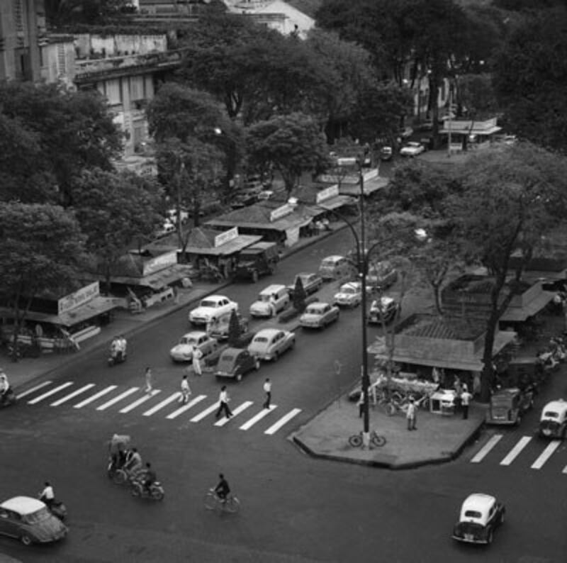 Trung tâm thành phố Sài Gòn chụp tháng 12/1963.