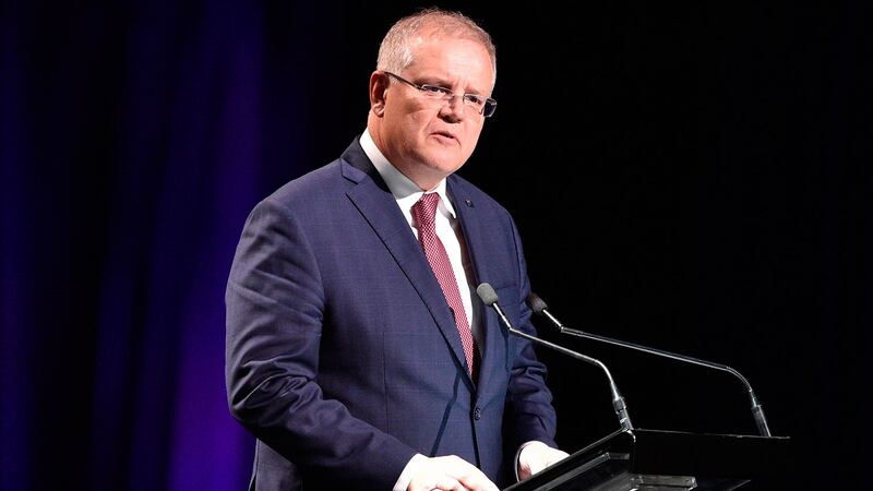 澳洲总理莫里森（Scott Morrison）5日表示，澳洲没有看到相关证据，可以改变病毒源自野生动物市场的观点，不过他不排除美国总统特朗普的论点。（美联社图片）