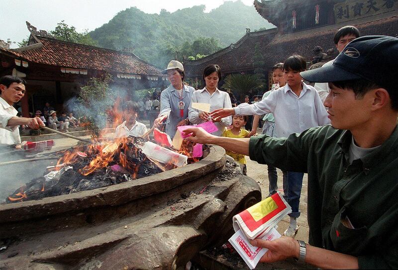 Khu vực Chùa Hương, huyện Mỹ Đức, Hà Nội.