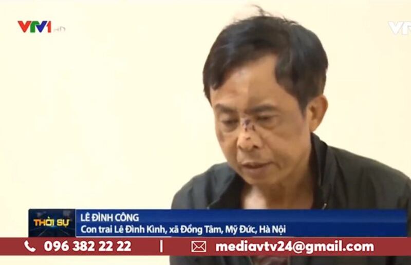 Ông Lê Đình Công 'thú tội' trên VTV hôm 13/1/2020. 