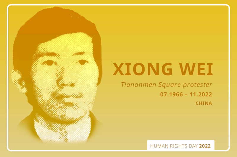 Xiong Wei. Graphic: RFA