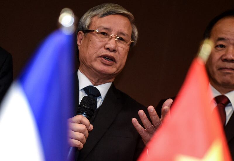 Vietnam's Deputy Secretary General of the Communist Party of Vietnam Tran Quoc Vuong [pictured] is seen as the heir apparent to General Secretary Nguyen Phu Trong. Credit: AFP