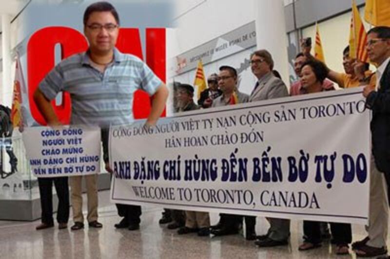 Anh Đặng Chí Hùng ngày đến Canada