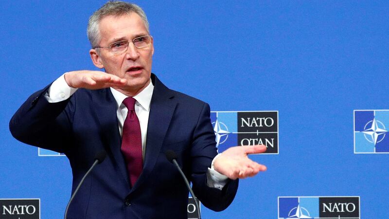 北约(NATO)秘书长延斯·斯托尔滕贝格（Jens Stoltenberg）。（路透社）