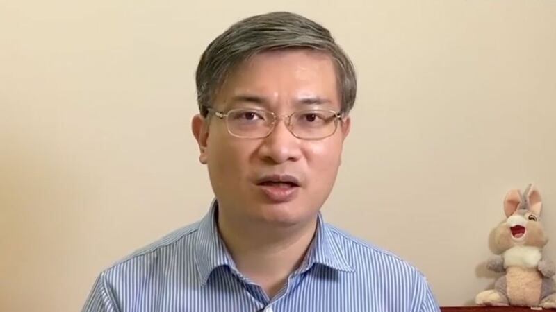 台湾香港协会理事长桑普形容香港已成东方古拉格。(截图自台湾学生会联合会脸书直播)