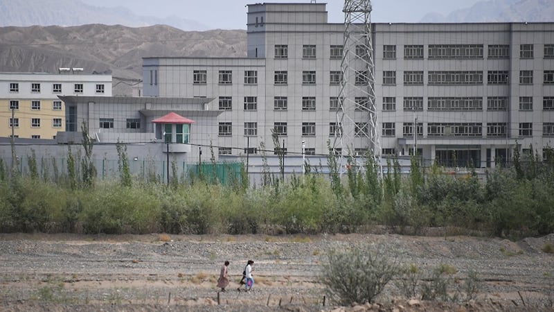 A facility believed to be an internment camp located north of Kashgar, in the Xinjiang Uyghur Autonomous Region, June 2, 2019. AFP