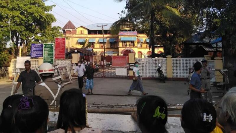 A view of Pathein Prison in Myanmar's Ayeyarwady region, in an undated photo. (Citizen journalist)