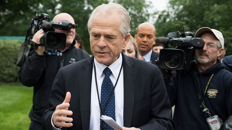 资料图片：美国白宫贸易顾问彼得·纳瓦罗（Peter Navarro）。 (AFP)