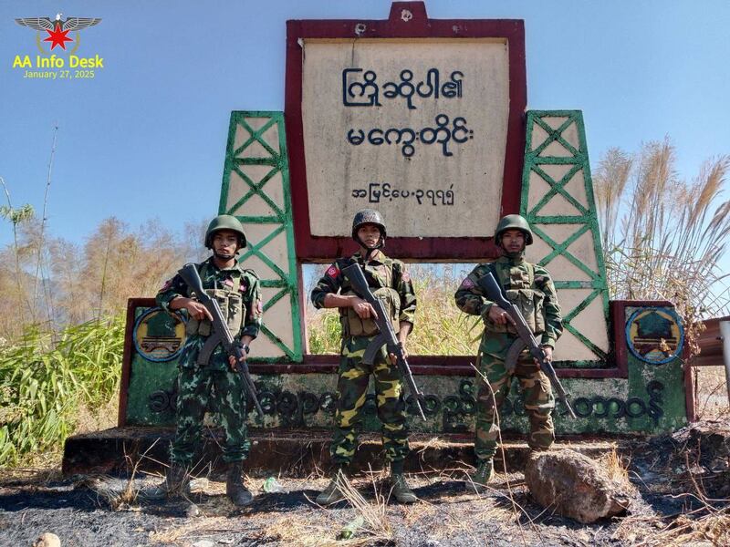 The AA is probing areas to the east and south of Rakhine state after taking over most of it.