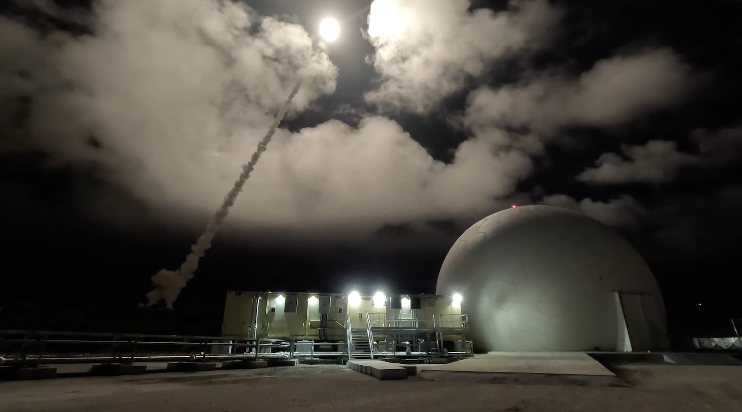 US missile test intercepts, downs ballistic target from Guam air base