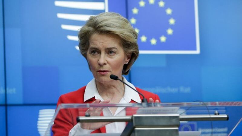 欧盟执委会主席冯德莱恩(Ursula von der Leyen)。（法新社）