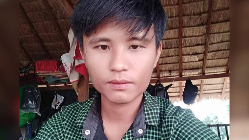 Aung Zaw Win was arrested and killed by pro-junta militia Pyu Saw Htee in Nyaung Wun village of Sagaing region's Mawlaik township on Oct. 12, 2023. Credit: Citizen journalist