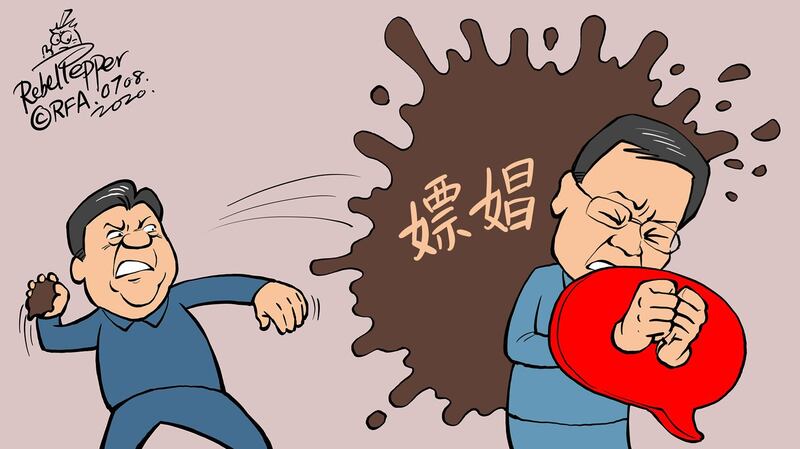 许章润批评习近平“被嫖娼”。（变态辣椒）