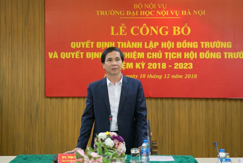 Thứ trưởng Bộ Nội vụ Triệu Văn Cường