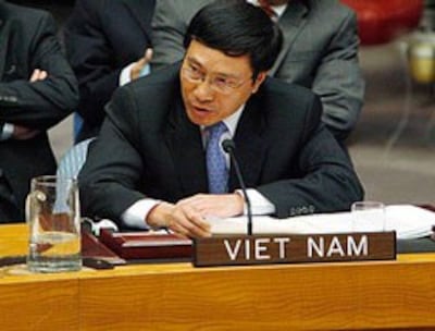 Thứ trưởng Bộ Ngoại giao Việt Nam Phạm Bình Minh. Photo courtesy of vietnam-UN.org 