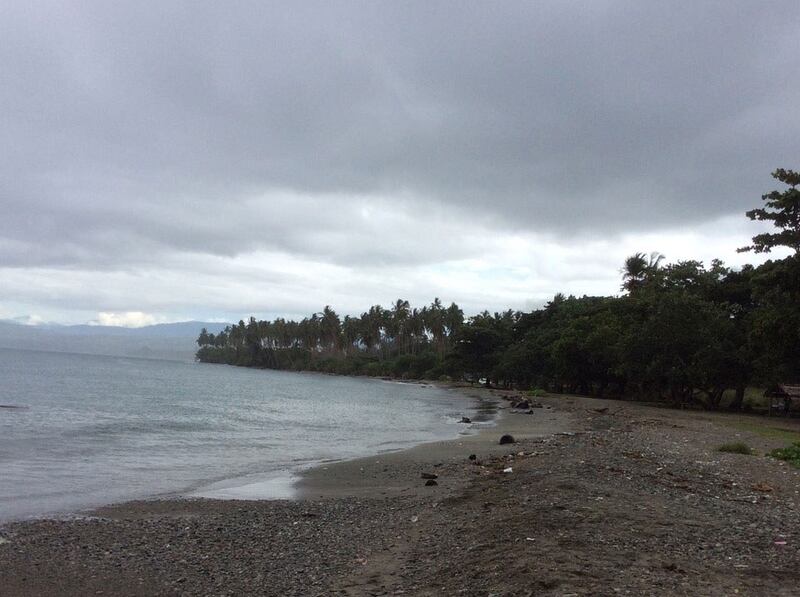 Red Beach, Guadalcanal二战美军登陆与日军激战地点。（于德胜提供）