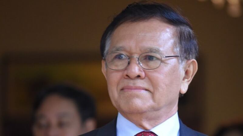 Kem Sokha, leader of the opposition Cambodia National Rescue Party (CNRP), is shown in a file photo. AFP