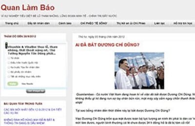 Trang blog Quan Làm Báo