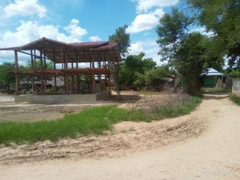 Houses in Yae Mein (South) village, Salingyi township, July 27, 2022. Credit: Citizen journalist