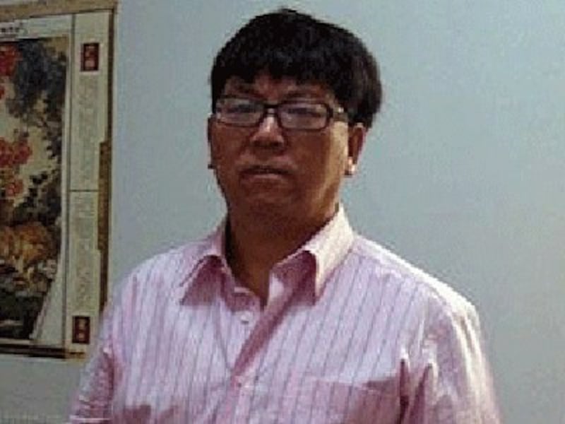 An undated photo of activist Lu Gengsong. 