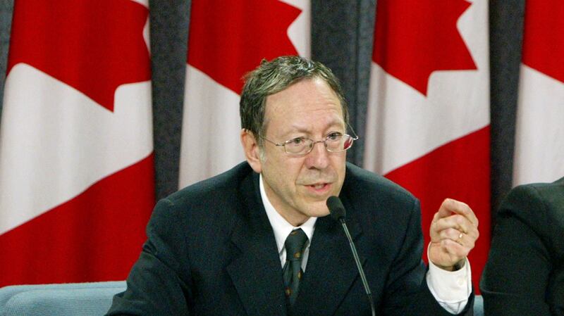 加拿大前司法部长尔文·科勒Irwin Cotler（图）对渥太华提出警告，称随着5G时代来临，网络成为新军事冲突的战场。（路透社/资料照）