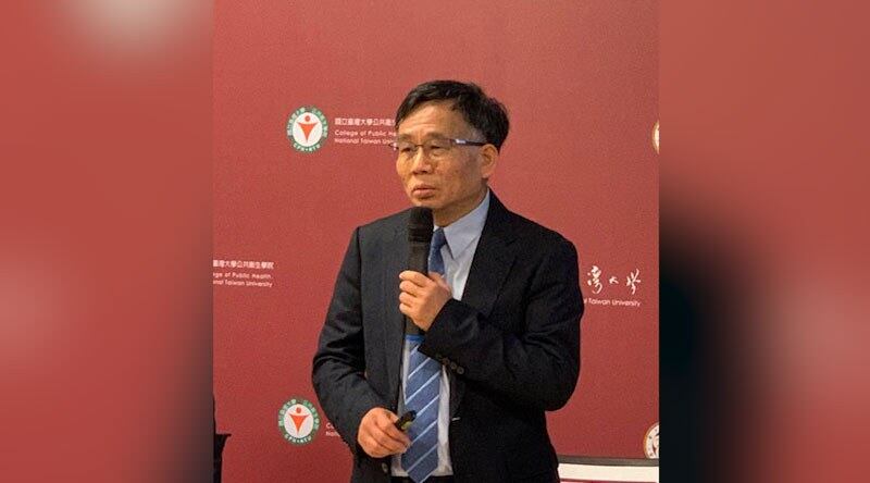 台湾大学公共卫生学院副院长陈秀熙称中国确诊数被低估。(记者 黄春梅摄)