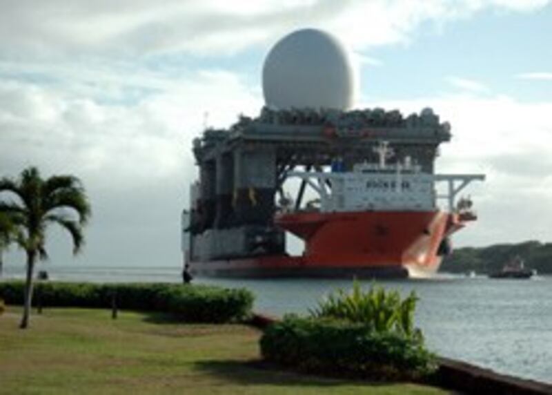 Radar X-band để dò hỏa tiễn địch phóng đi- wikipedia commons photo