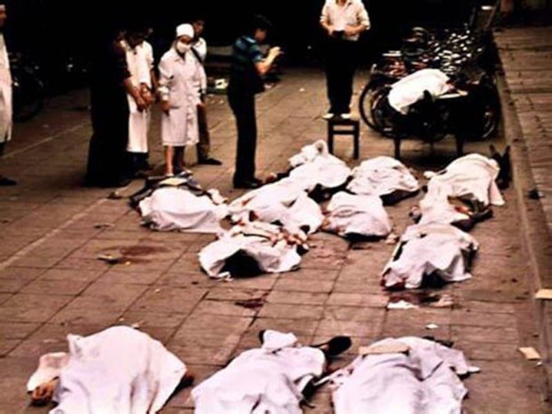 1989年6月4日大屠杀之夜平民伤亡 （六四档案图）