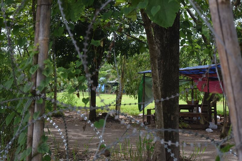 8 A Myanmar military border outpost near Three Pagodas Pass checkpoint, under area controlled by the allied Democratic Karen Budhhist Army. Taken on Aug. 18, 2024.JPG