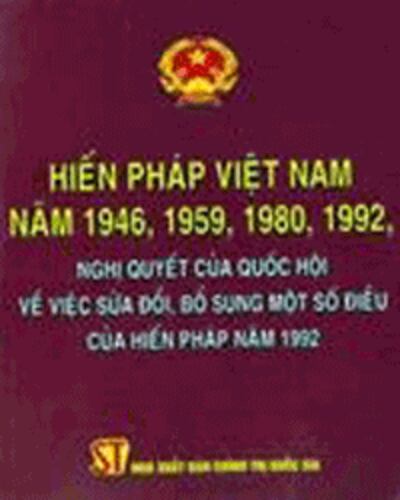 Hiến pháp Việt Nam XHCN- ảnh thuvienso.com