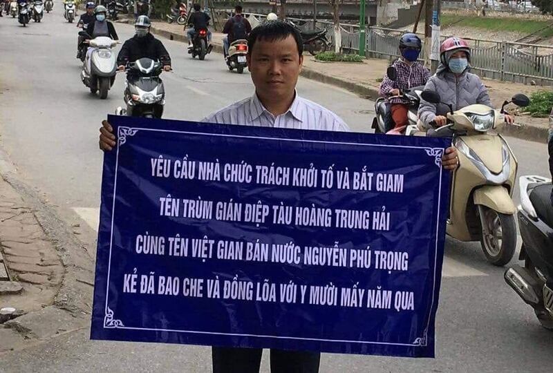 Nhà hoạt động Lê Anh Hùng.