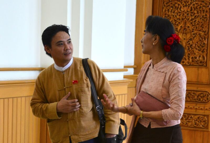 Phyo Zeya Thaw, a lawmaker of Myanmar's National League for Democracy, arrives at the Myanmar parliament in Naypyitaw, Myanmar, on Aug. 19, 2015. A Myanmar military spokesperson announced on June 3, 2022, that Phyo Zeya Thaw, a 41-year-old former lawmaker from ousted leader Aung San Suu Kyi's party, and Kyaw Min Yu, a veteran pro-democracy activist better known as Ko Jimmy, would be executed for violating the country's counterterrorism law.(AP Photo)