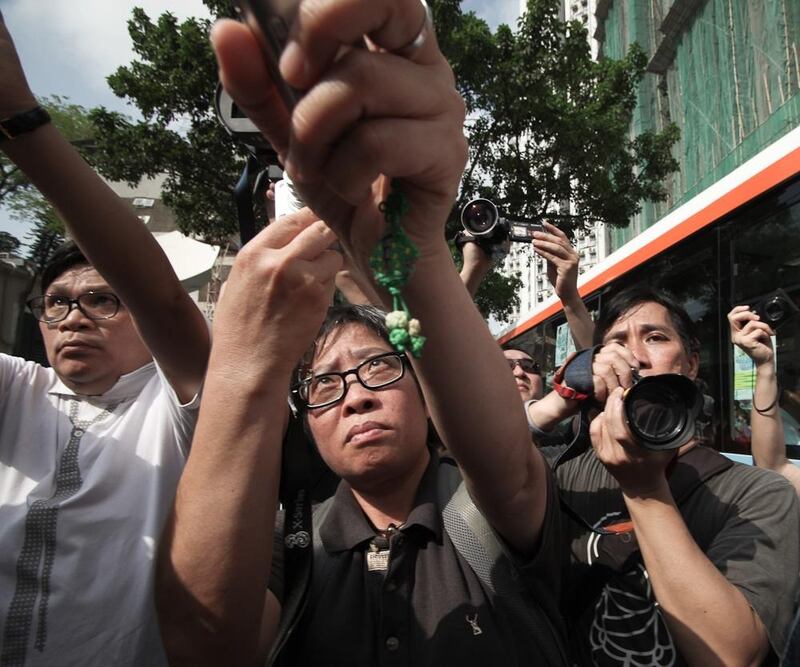 澳门新闻从业员。评论认为，澳门葡语媒体报道尺度收紧将严重损害新闻自由。（崔子钊独家提供，拍摄日期不详）