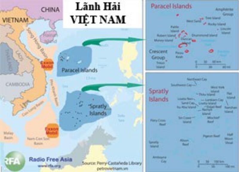 Bản đồ lãnh hải Việt Nam