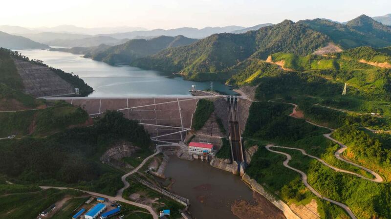 The Nam Ou 7 hydropower plant of the Nam Ou River Cascade Hydropower Project in northern Laos' Phongsaly province is seen Sept. 27, 2022. Credit: Kaikeo Saiyasane/Xinhua via Getty Images