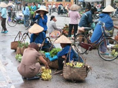 Một phiên chợ ở Lạng Sơn, ảnh chụp năm 2011. RFA PHOTO. 