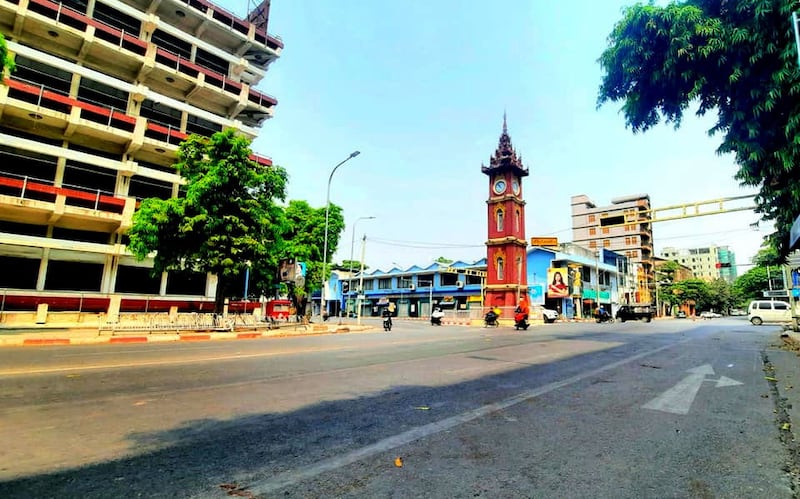 Downtown Mandalay seen on Silence Day of Protest on 03-24-2021 by CJ.jpg