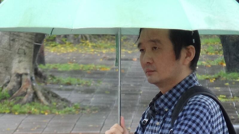 流亡台湾中国大陆异见人士龚与剑。（资料照、记者夏小华摄）