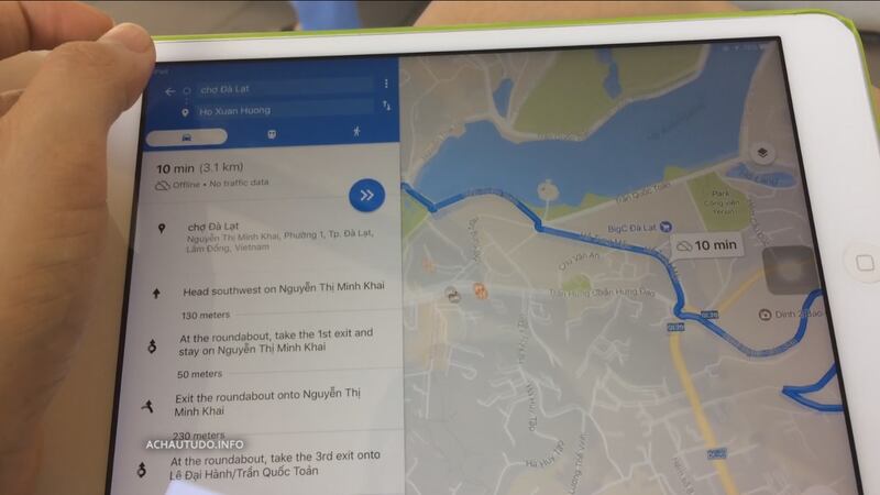 Nhiều người sử dụng Google Maps để tìm đường đi.